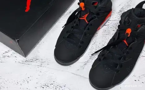2019 384664-060 JORDAN RETRO BLACK OG AIR 6 INFRARED 384664-060 0628